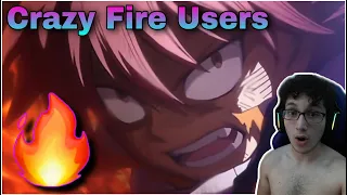 Top 10 Fire Power Users in Anime!! | *REACTION!!