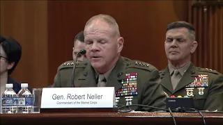 Senator Murkowski Questions U.S. Marine Corps Commandant on Cold Weather Training Opportunities