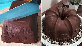 WHITE and DARK Chocolate Cake Decorating Ideas For Holiday | Tasty Chocolate Cake Compilation