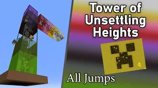 Tower of Unsettling Heights: Minecraft Version - All Jumps (Cuts)