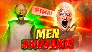 GRANNY 1 (yangi versiya) FINAL // MEN UDALADIM  // UZBEKCHA LETSPLAY MATRITSA #4