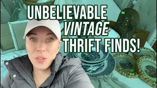 WOW! Thrifting at Goodwill has never been this good! Most exciting vintage thrift store finds EVER!