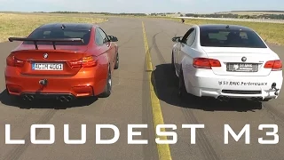 BMW M3 EXTREME LOUD vs. AC Schnitzer M4 vs. AUDI S5 - ACCELERATION Sound Compare