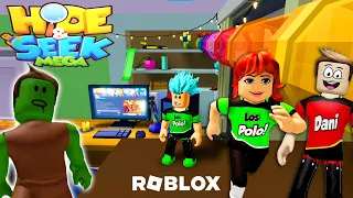 HIDE and SEEK Mega en la habitacion GAMER!!  Los Polo en Roblox!!