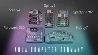 Aqua Computer USB Hub & Splitty explained for liquid cooling stuff