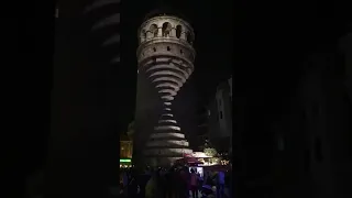 Galata Tower 3d Light Show - Istanbul