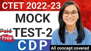 CDP Mock test 2 all concept covered | cdp by himanshi singh