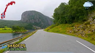 Driving in Norway - Veen Gardscamping To Suleskard - 4K60 Road Trip