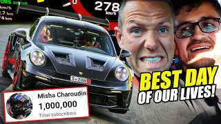 1 MILLION! INSANE Porsche 992 GT3 RS BIG SEND! // Nürburgring