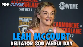Leah McCourt Says Sara McMann's Wrestling a Concern – But One She Can Handle | Bellator 300