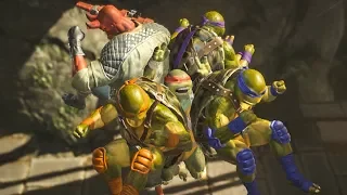 Injustice 2 - TMNT Teenage Mutant Ninja Turtles Supermove/Mesh Swap Demostration