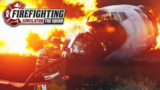 Plane Crash in Firefighting Simulator!