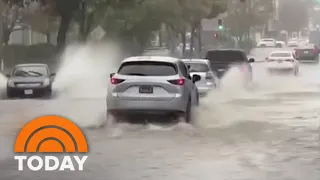 California battered by more historic rain and flooding