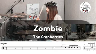 [드럼 연주] Cranberries - Zombie /악보공유/무료악보/드럼악보
