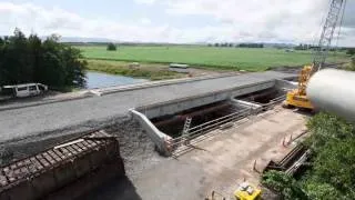 Heb Structures - Timelapse of rail bridge construction