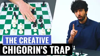 Italian Game | Chigorin's Trap in the Giuoco Pianissimo | Chess Opening Traps | IM Alex Astaneh