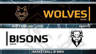 15-09-2022 "BSKT CUP" WOLVES - BISONS @09:40