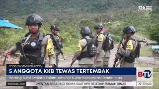 5 Anggota KKB Papua Tewas Ditembak TNI/Polri