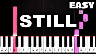 Hillsong - Still - EASY Piano Tutorial