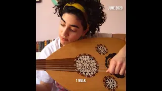 1 Year Oud Progress Video تطور عزف العود خلال سنة