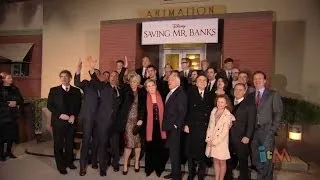 Julie Andrews, Dick Van Dyke sing "Let's Go Fly A Kite" with "Saving Mr. Banks" cast at premiere