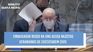 Embaixador russo na ONU acusa nazistas ucranianos de executarem civis