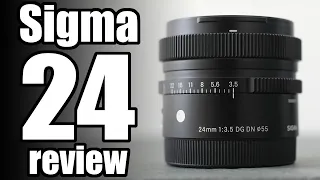 Sigma 24mm f3.5 DG DN REVIEW vs Sony 24mm f2.8