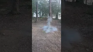 exploding a can of soda with an M80 #fire #explosion #loud #fireworks