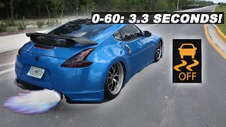 How To Launch An AUTOMATIC 370z The Fastest Way Possible!