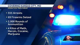 Operation Triple Beam results in 355 arrests