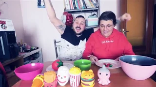 Squishy Vs Comida real (chucherias)