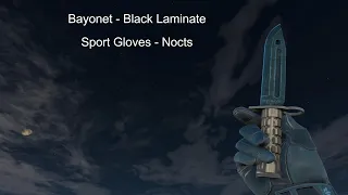 BLACK KNIFE + GLOVE COMBO IN CS 2