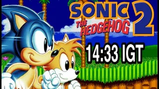 Sonic the Hedgehog 2 - Sonic speedrun in 14:33 IGT