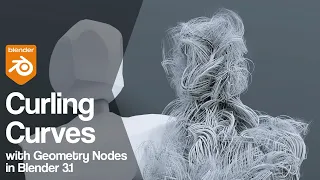 Curling Curves with Geometry Nodes | Blender 3.1 Tutorial