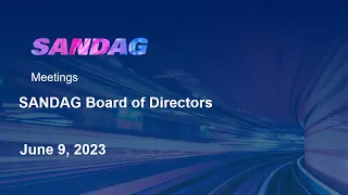 SANDAG Board of Directors - June 9, 2023