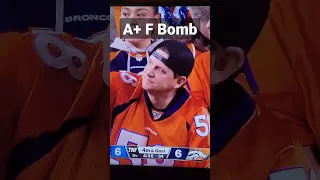 Broncos Fan Screams F Word during Closeup #thursdaynightfootball #nfl #Broncos #fan #curse #tnf