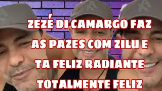 ZEZÉ DI CAMARGO ESTÁ RADIANTE DEPOIS DE VER ZILU CAMARGO