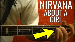 About a Girl by Nirvana - Guitar Lesson