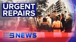 Cracked Mascot Towers owners forced to pay $1 million for urgent repairs | Nine News Australia