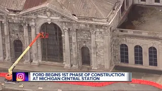 Ford begins first phase of renovations at Michigan Central Station