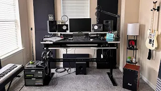 MINIMALIST HOME STUDIO Setup 2023 | Cristian Jirau #homestudio #minimalist #musicproduction