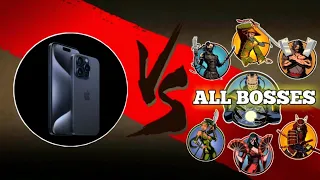 Shadow Fight 2 iPhone 15 vs All Bosses