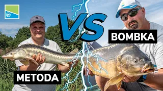 Wędkarski pojedynek! BOMBKA vs METODA + KONKURS! | Krzysztof Ścigaczewski & Mariusz Stachowiak