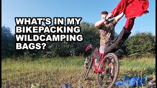 What's in my bike packing wild camp bags 34