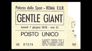 GENTLE GIANT . JUST THE SAME / PROCLAMATION . PLAYING THE FOOL . I LOVE MUSIC