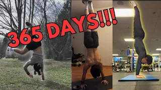 HOW I LEARNED HANDSTAND IN 365 DAYS!