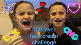 100 layer face cream challenge