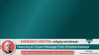 #Unity4J-6.0 Emergency Vigil Livestream (Nov 18)