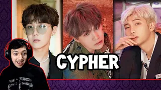 First time listening to BTS CYPHER PT.1,2,3,4 - Reaction