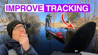 How to Improve Tracking & Paddle Straight with Fin Placement? Stand Up Paddle Boarding Board SUP